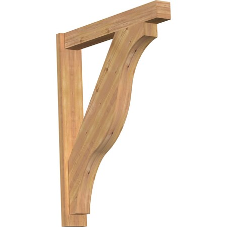 Ekena Millwork Funston Block Smooth Outlooker, Western Red Cedar, 5 1/2"W x 34"D x 42"H OUT06X34X42FST05SWR